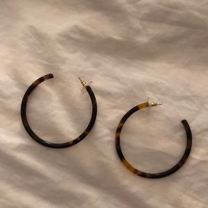 Tortoise shell earrings